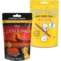 Team Treatz Disney Lion King Chicken Flavored Tartar Control Dental Chew + Tiny Tiger Meaty Tenders Sticks Cat Treats, Chicken Recipe