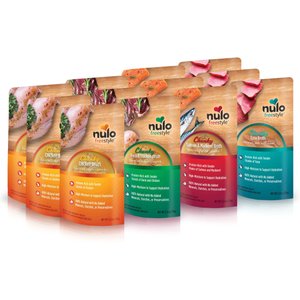 Nulo FreeStyle Chunky Broth Grain-Free Variety Pack Cat Food, 2.8-oz pouch, case of 12