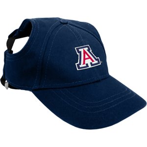 Littlearth NCAA Dog & Cat Baseball Hat, Arizona Wildcats, Medium