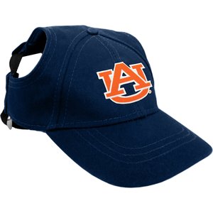 Littlearth NCAA Dog & Cat Baseball Hat, Auburn Tigers, X-Large