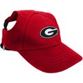 Littlearth NCAA Dog & Cat Baseball Hat, Georgia Bulldogs, Medium