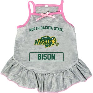 Littlearth NCAA Dog & Cat Dress, North Dakota State Bison, Medium