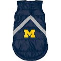 Littlearth NCAA Dog & Cat Puffer Vest, Michigan Wolverines, Medium