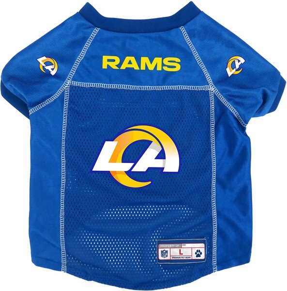 Littlearth NFL Basic Dog & Cat Jersey, Los Angeles Rams, Small slide 1 of 3