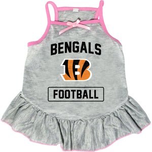 Littlearth NFL Dog & Cat Dress, Cincinnati Bengals, X-Large