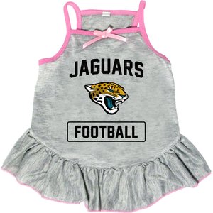 Littlearth NFL Dog & Cat Dress, Jacksonville Jaguars, X-Small
