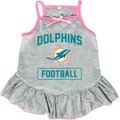 Littlearth NFL Dog & Cat Dress, Miami Dolphins, Small