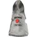 Littlearth NFL Dog & Cat Hooded Crewneck Sweater, Cleveland Browns, Small