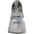 Littlearth NFL Dog & Cat Hooded Crewneck Sweater, Seattle Seahawks, Small