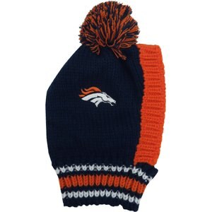 Littlearth NFL Dog & Cat Knit Hat, Denver Broncos, Small
