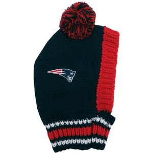 Littlearth NFL Dog & Cat Knit Hat, New England Patriots, Medium