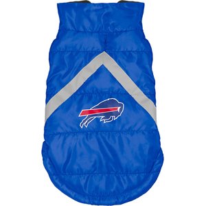 Littlearth NFL Dog & Cat Puffer Vest, Buffalo Bills, Medium