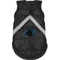 Littlearth NFL Dog & Cat Puffer Vest, Carolina Panthers, X-Small