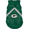 Littlearth NFL Dog & Cat Puffer Vest, Green Bay Packers, Small