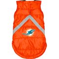 Littlearth NFL Dog & Cat Puffer Vest, Miami Dolphins, Medium