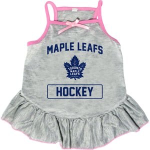 Littlearth NHL Dog & Cat Dress, Toronto Maple Leafs, Small