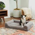 Happy Hounds Luna Gray Sofa Dog Bed, Medium