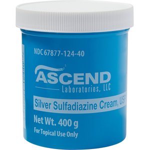 Silver Sulfadiazine 1% Cream, 1%, 400 gm jar