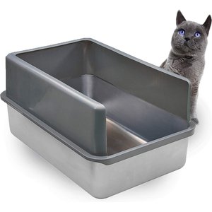 iPrimio Stainless Steel Cat Litter Box, X-Large