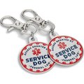 Industrial Puppy Service Dog Tag, 2 count, Medium/Large