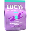 Lucy Pet Products Chicken, Brown Rice & Pumpkin Limited Ingredient Diet Cat Food, 10-lbs bag