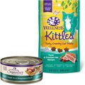 Wellness CORE Signature Selects Flaked Skipjack Tuna & Shrimp Entree in Broth Grain-Free Canned Food + Kittles Grain-Free Tuna & Cranberries Recipe Crunchy Cat Treats