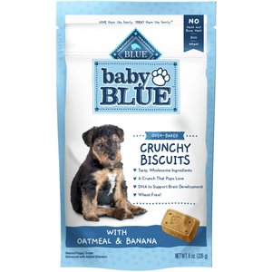 Blue Buffalo Baby Blue Oatmeal & Banana Puppy Treats, 8-oz bag