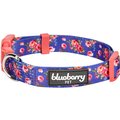 Blueberry Pet Spring Scent Inspired Rose Print Adjustable Dog Collar, Medium: 14.5 to 20-in neck