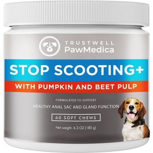 PawMedica Stop Scooting Dog Supplements, 60 count