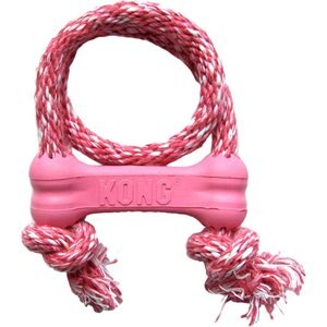 KONG Puppy Goodie Bone Dog Toy, Pink, X-Small