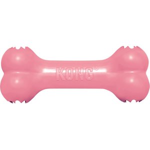 KONG Puppy Goodie Bone Dog Toy, Pink, Small