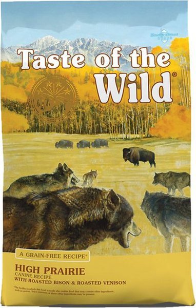 Taste of the Wild High Prairie Grain-Free Dry Dog Food, 28-lb bag, bundle of 2 slide 1 of 8