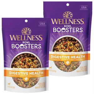 Wellness CORE Bowl Boosters Digestive Health Dry Dog Food Topper, 4-oz bag, 4-oz bag, bundle of 2