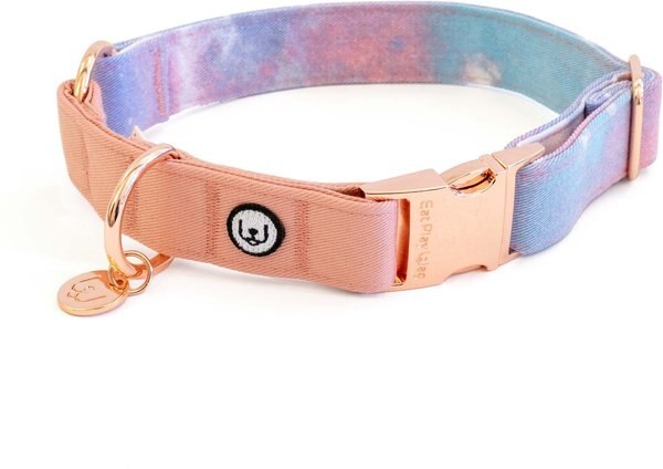 Eat Play Wag Cotton Candy Standard Dog Collar, Medium: 14 to 18-in neck, 1-in wide slide 1 of 2