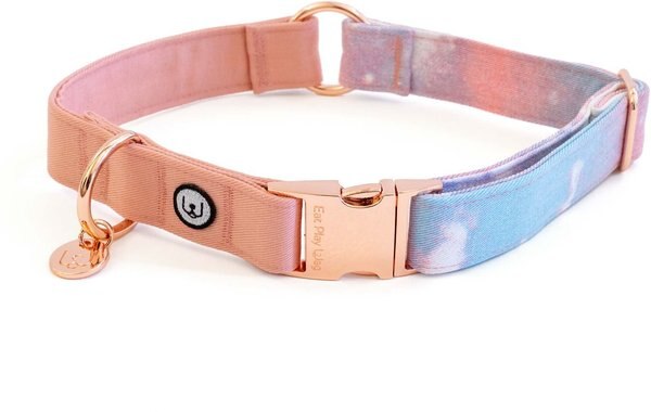 Eat Play Wag Cotton Candy Standard Dog Collar, Large: 18 to 22-in neck, 1-in wide slide 1 of 2