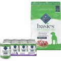Blue Buffalo Basics Skin & Stomach Care Lamb & Potato Canned Food + Dry Dog Food