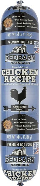 Redbarn Naturals Chicken Recipe Dog Food Roll, 4-lb, bundle of 2 slide 1 of 6