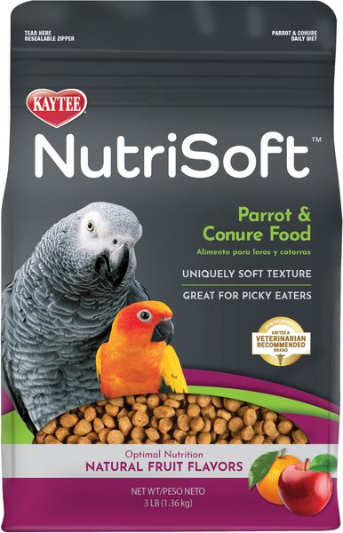 Kaytee NutriSoft Parrot & Conure Bird Food, 3-lbs slide 1 of 11