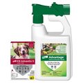 K9 Advantix II Flea & Tick Spot Treatment for Dogs, 21-55 lbs + Advantage Yard & Premise Spray