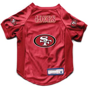 Littlearth NFL Stretch Dog & Cat Jersey, San Francisco 49ers, Small