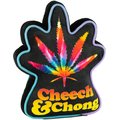 Buckle-Down Cheech & Chong Faces Smokey Tie Dye Pot Leaf Dog Plush Squeaker Toy 