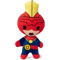 Buckle-Down Kawaii Captain Marvel Standing Pose Dog Plush Squeaker Toy 