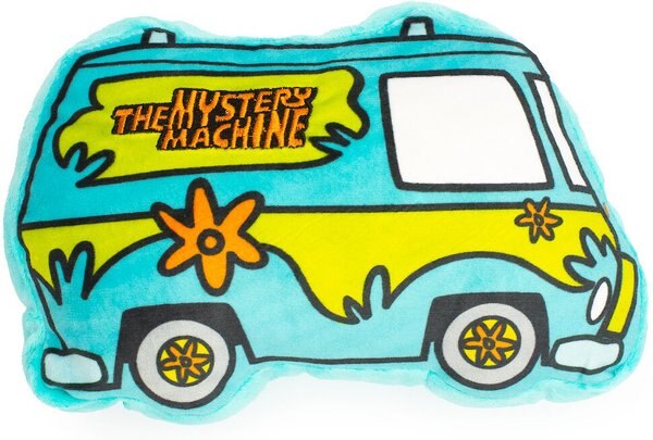 Buckle-Down Scooby Doo Flat Mystery Machine Van Dog Plush Squeaker Toy  slide 1 of 5