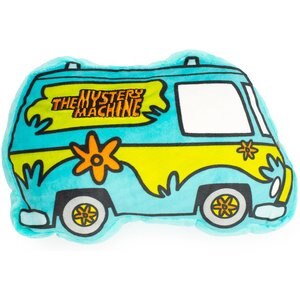 Buckle-Down Scooby Doo Flat Mystery Machine Van Dog Plush Squeaker Toy 