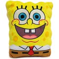 Buckle-Down SpongeBob SquarePants Open Mouth Smile Square Dog Plush Squeaker Toy 