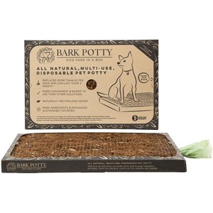 Bark Potty Natural Disposable Dog Potty Pad, 16x24-in