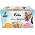 Purina Bella True Delights Natural Variety Pack Wet Dog Food Topper, 1.4-oz tray, case of 8