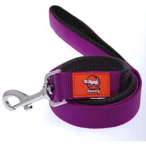 Canny Standard Dog Leash for use with Canny Collar, Purple, 1-in wide