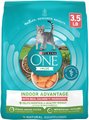 Purina ONE +Plus Indoor Advantage Real Salmon Dry Cat Food, 3.5-lb bag