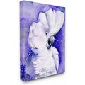 Stupell Industries Space Watercolor Animal Purple Painting Bird Wall Décor, Canvas, 30 x 1.5 x 40-in